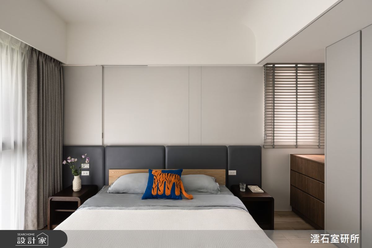 32坪新古屋(10年以下)＿現代風臥室案例圖片＿澐石室研所＿澐石_26寶輝國際莊園之14