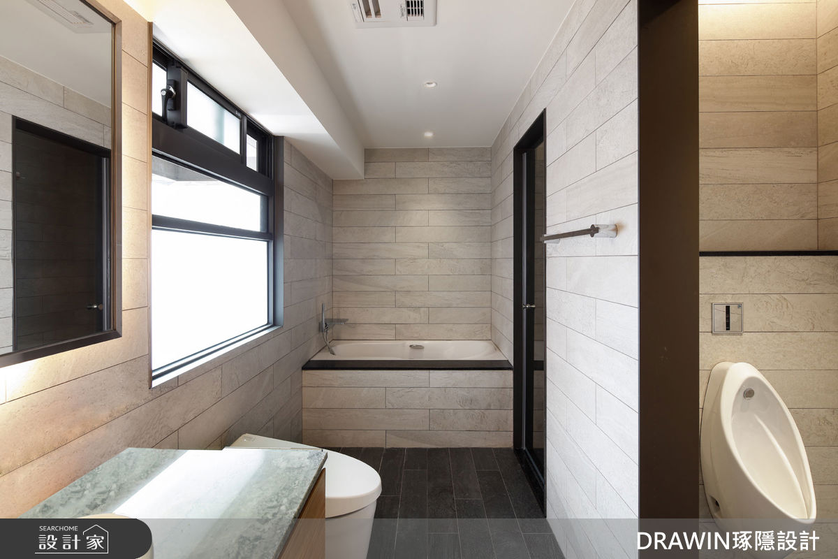 50坪中古屋(5~15年)＿現代風浴室案例圖片＿琢隱設計DRAWIN DESIGN STUDIO＿琢隱_Yenping  Residence之22