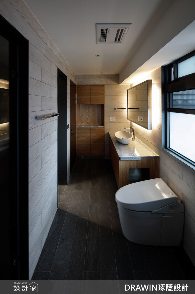 50坪中古屋(5~15年)＿現代風浴室案例圖片＿琢隱設計DRAWIN DESIGN STUDIO＿琢隱_Yenping  Residence之23