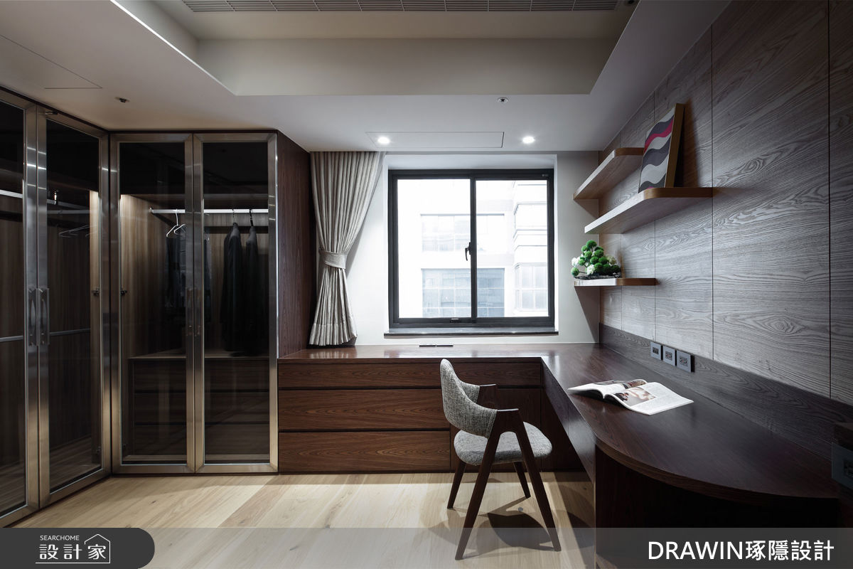 50坪中古屋(5~15年)＿現代風更衣間案例圖片＿琢隱設計DRAWIN DESIGN STUDIO＿琢隱_Yenping  Residence之3200