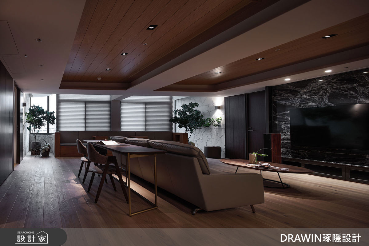 50坪中古屋(5~15年)＿現代風客廳書房案例圖片＿琢隱設計DRAWIN DESIGN STUDIO＿琢隱_Yenping  Residence之5