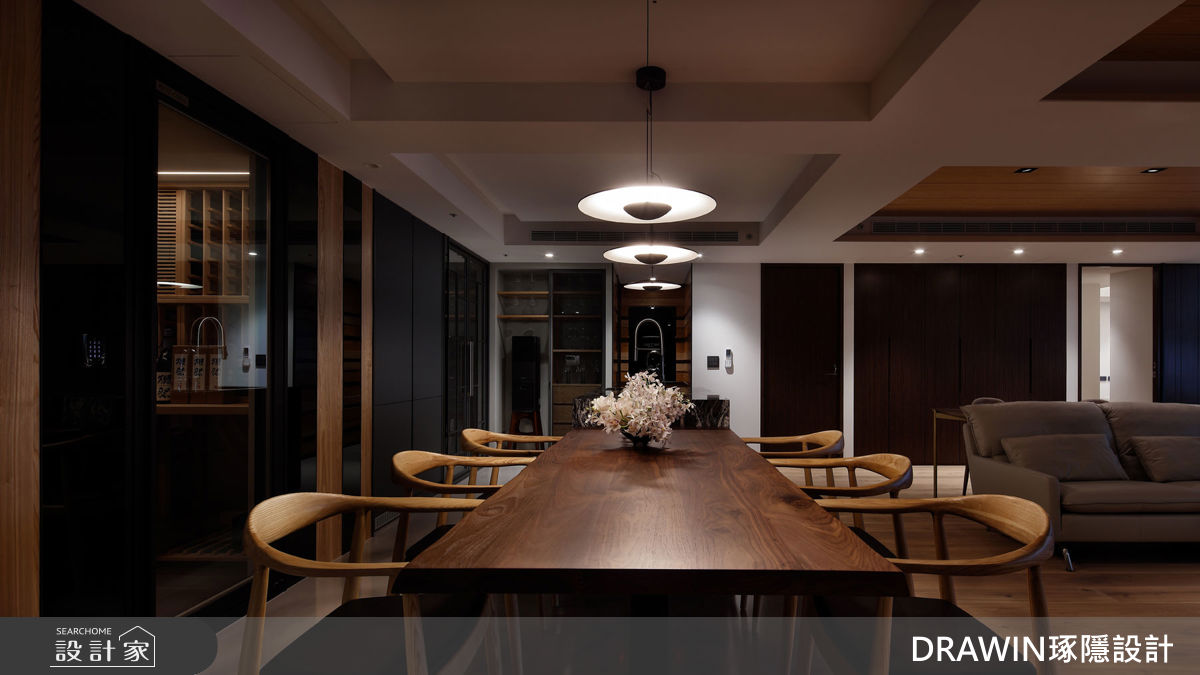 50坪中古屋(5~15年)＿現代風餐廳中島案例圖片＿琢隱設計DRAWIN DESIGN STUDIO＿琢隱_Yenping  Residence之10