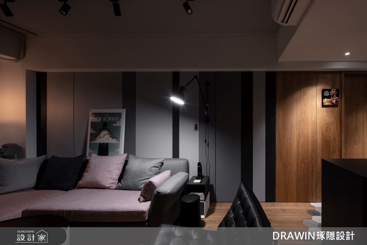 25坪新古屋(10年以下)＿現代風客廳案例圖片＿琢隱設計DRAWIN DESIGN STUDIO＿琢隱_Peng Residence之10