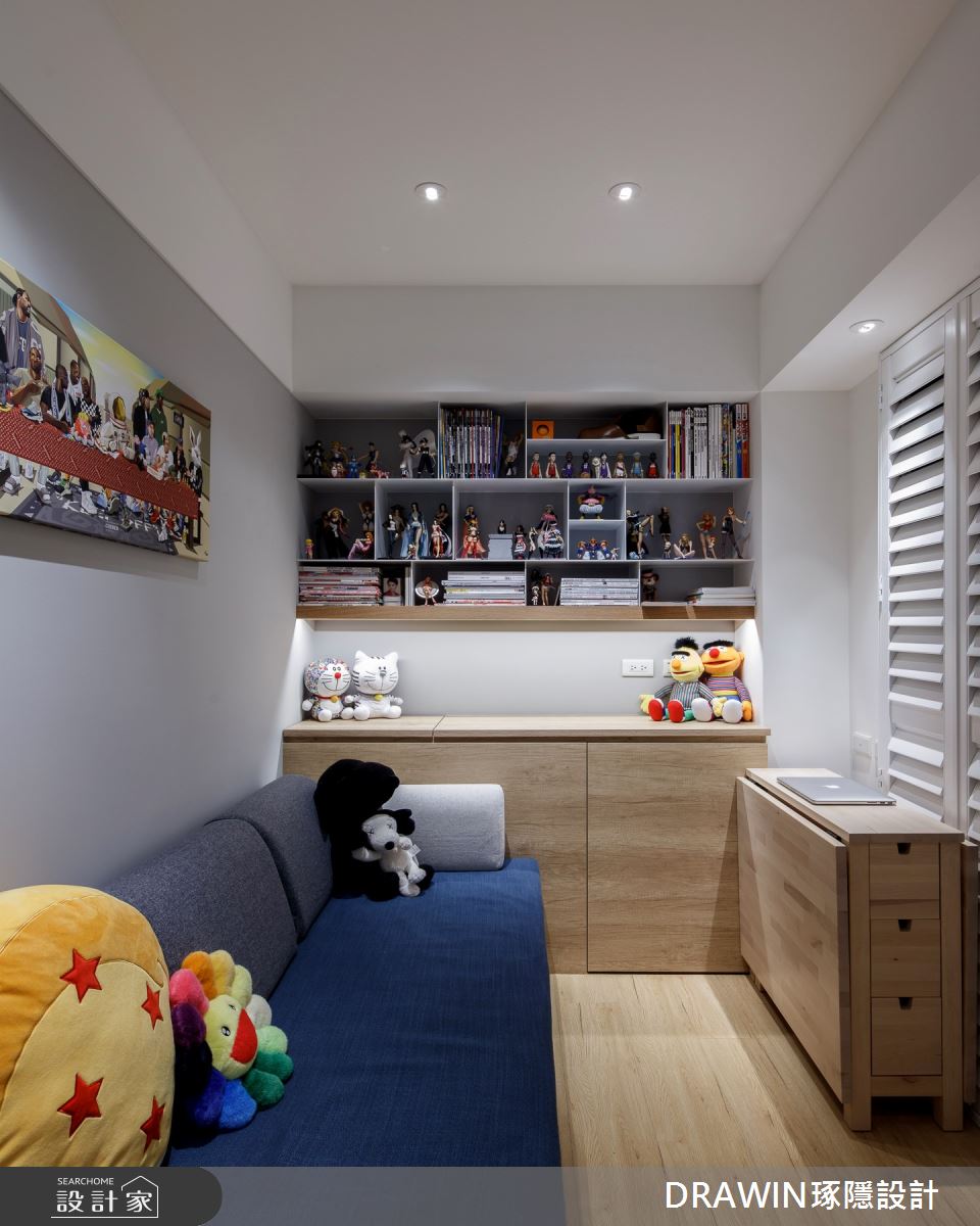25坪新古屋(10年以下)＿現代風兒童房兒童房案例圖片＿琢隱設計DRAWIN DESIGN STUDIO＿琢隱_Peng Residence之13