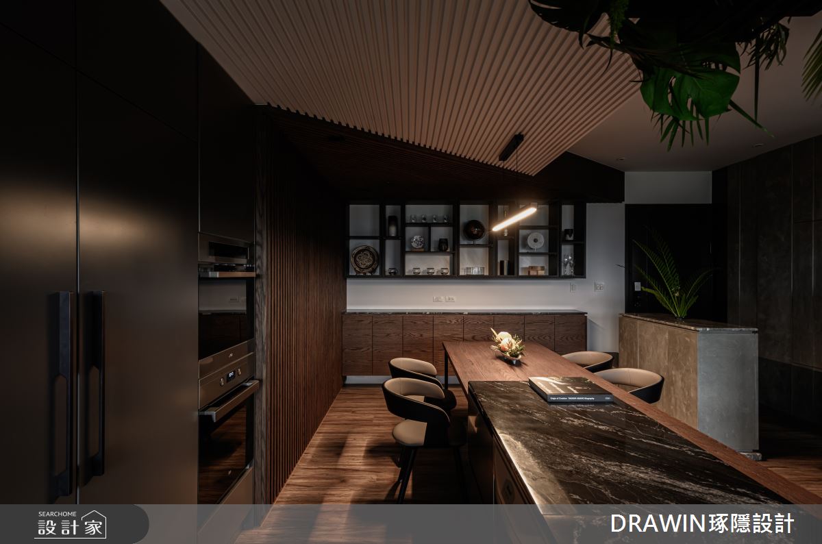 40坪新成屋(5年以下)＿現代風餐廳中島案例圖片＿琢隱設計DRAWIN DESIGN STUDIO＿琢隱_Fang Residence之7