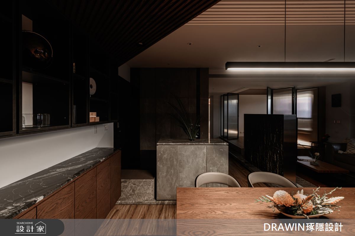 40坪新成屋(5年以下)＿現代風玄關客廳餐廳多功能室案例圖片＿琢隱設計DRAWIN DESIGN STUDIO＿琢隱_Fang Residence之10