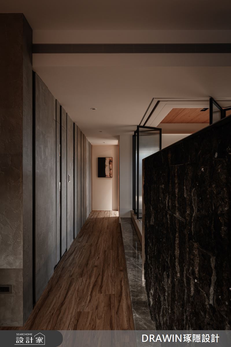 40坪新成屋(5年以下)＿現代風走廊案例圖片＿琢隱設計DRAWIN DESIGN STUDIO＿琢隱_Fang Residence之17