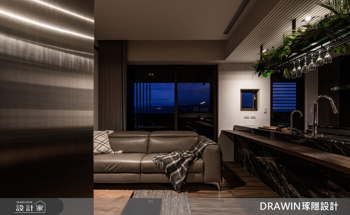 40坪新成屋(5年以下)＿現代風客廳中島案例圖片＿琢隱設計DRAWIN DESIGN STUDIO＿琢隱_Fang Residence之22