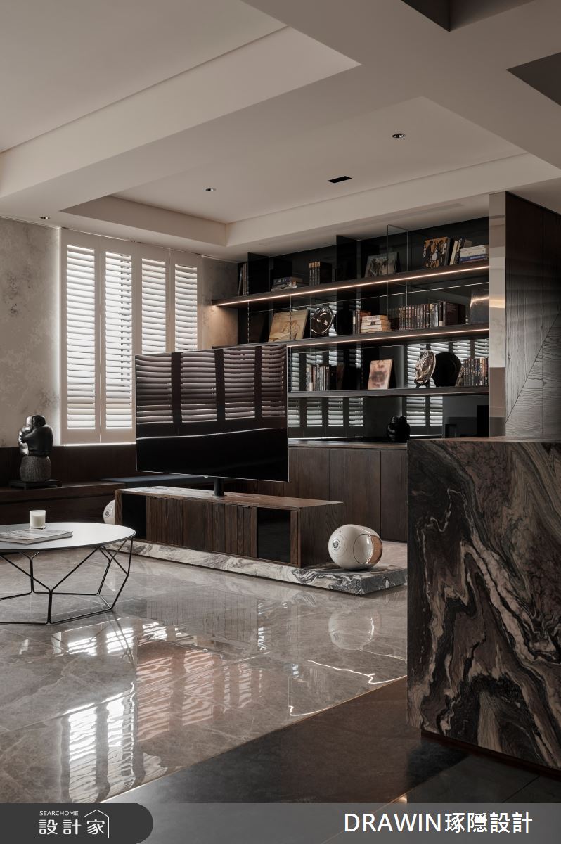 35坪新成屋(5年以下)＿現代風客廳案例圖片＿琢隱設計DRAWIN DESIGN STUDIO＿琢隱_C Residence之9