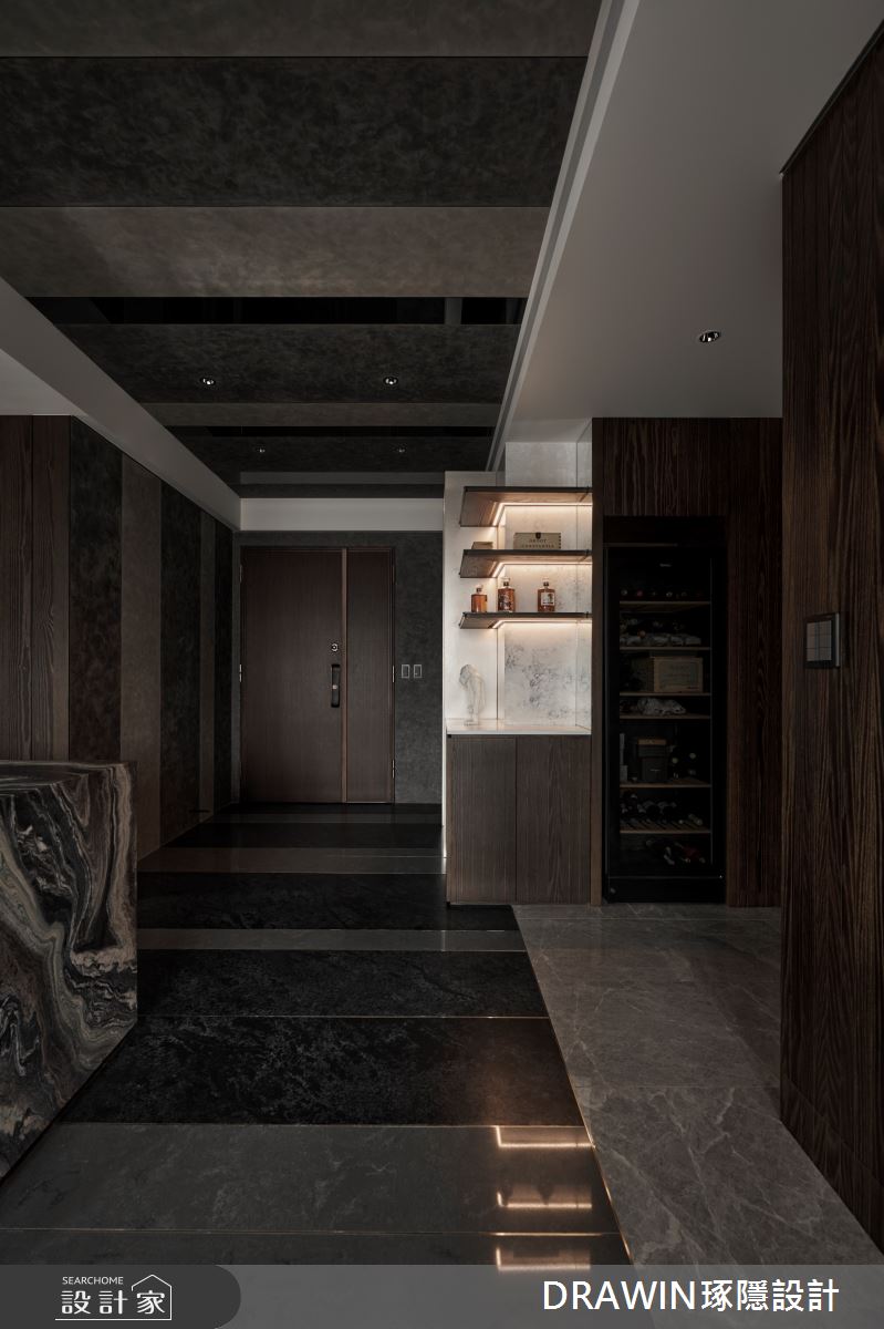 35坪新成屋(5年以下)＿現代風玄關案例圖片＿琢隱設計DRAWIN DESIGN STUDIO＿琢隱_C Residence之2