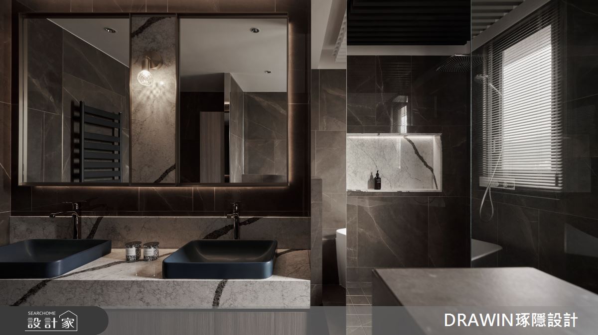 35坪新成屋(5年以下)＿現代風浴室案例圖片＿琢隱設計DRAWIN DESIGN STUDIO＿琢隱_C Residence之26