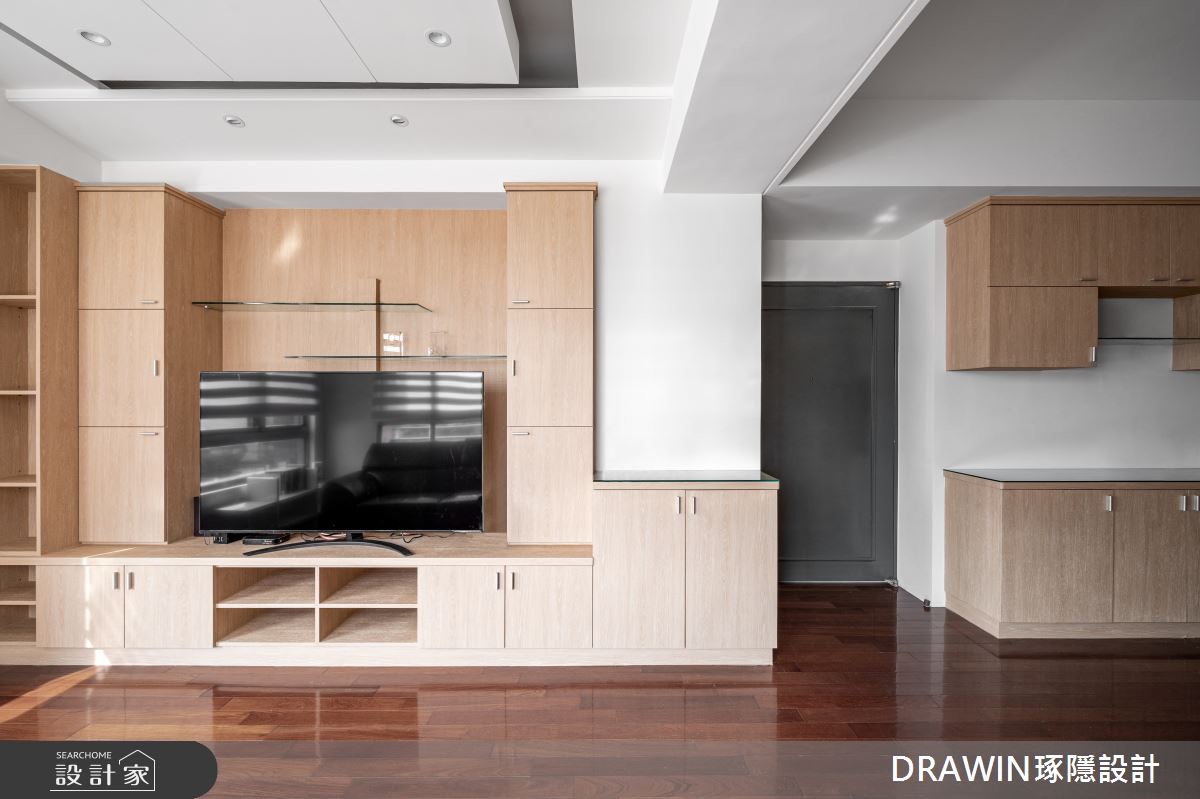 25坪中古屋(5~15年)＿現代風玄關客廳案例圖片＿琢隱設計DRAWIN DESIGN STUDIO＿琢隱_House D之2209