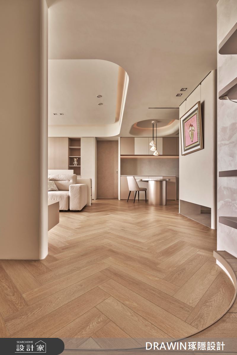 32坪新成屋(5年以下)＿奢華風客廳餐廳案例圖片＿琢隱設計DRAWIN DESIGN STUDIO＿琢隱_House LIU之7