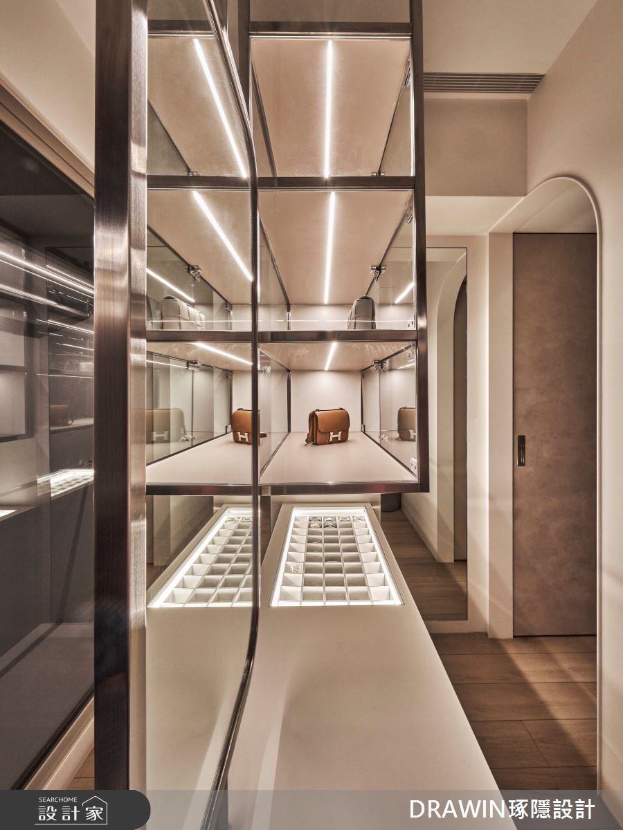 32坪新成屋(5年以下)＿奢華風更衣間案例圖片＿琢隱設計DRAWIN DESIGN STUDIO＿琢隱_House LIU之28