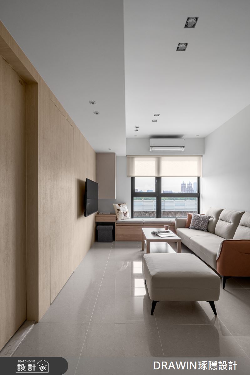 25坪新成屋(5年以下)＿日式風客廳臥榻案例圖片＿琢隱設計DRAWIN DESIGN STUDIO＿琢隱_LIU 邸之217