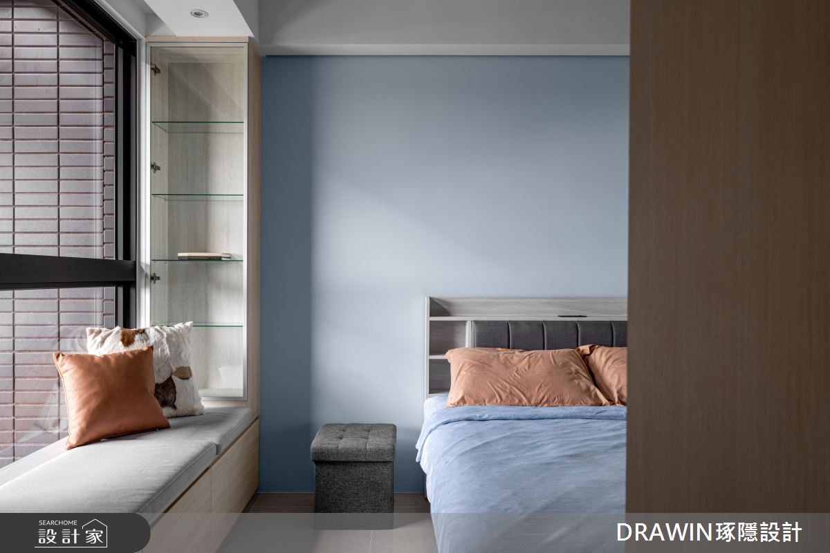 25坪新成屋(5年以下)＿日式風臥室臥榻案例圖片＿琢隱設計DRAWIN DESIGN STUDIO＿琢隱_LIU 邸之17
