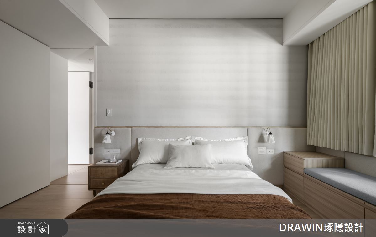 42坪新成屋(5年以下)＿現代風臥室臥榻案例圖片＿琢隱設計DRAWIN DESIGN STUDIO＿琢隱_京王之160