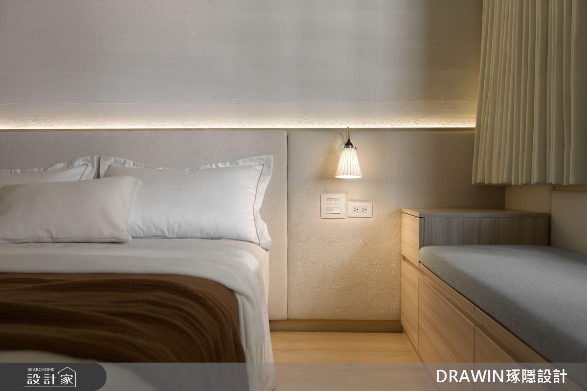 42坪新成屋(5年以下)＿現代風臥室臥榻案例圖片＿琢隱設計DRAWIN DESIGN STUDIO＿琢隱_京王之17