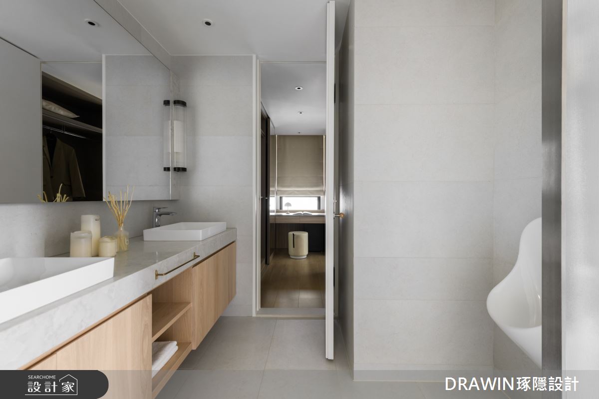 42坪新成屋(5年以下)＿現代風浴室案例圖片＿琢隱設計DRAWIN DESIGN STUDIO＿琢隱_京王之28