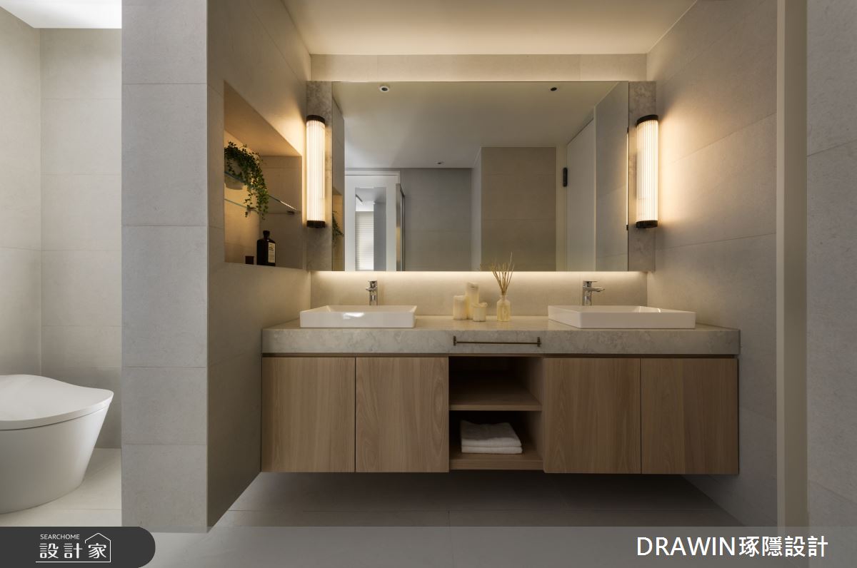 42坪新成屋(5年以下)＿現代風浴室案例圖片＿琢隱設計DRAWIN DESIGN STUDIO＿琢隱_京王之30