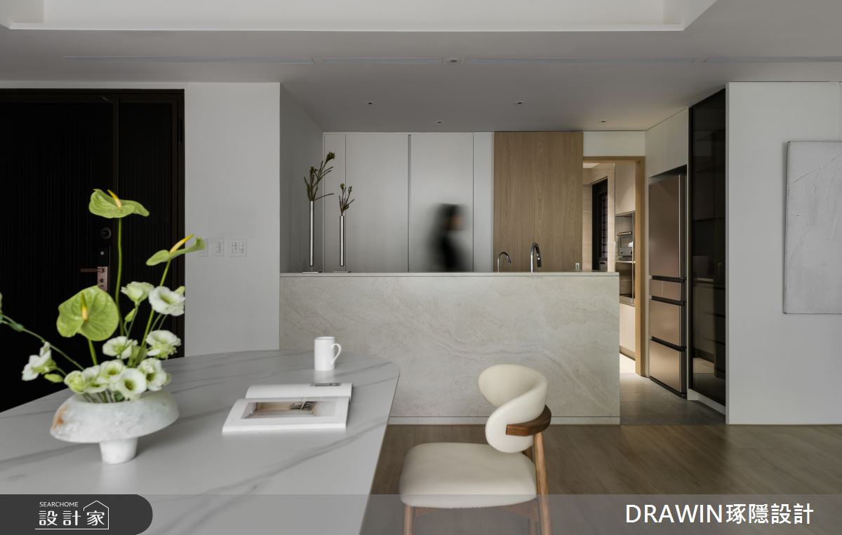 42坪新成屋(5年以下)＿現代風餐廳中島案例圖片＿琢隱設計DRAWIN DESIGN STUDIO＿琢隱_京王之9