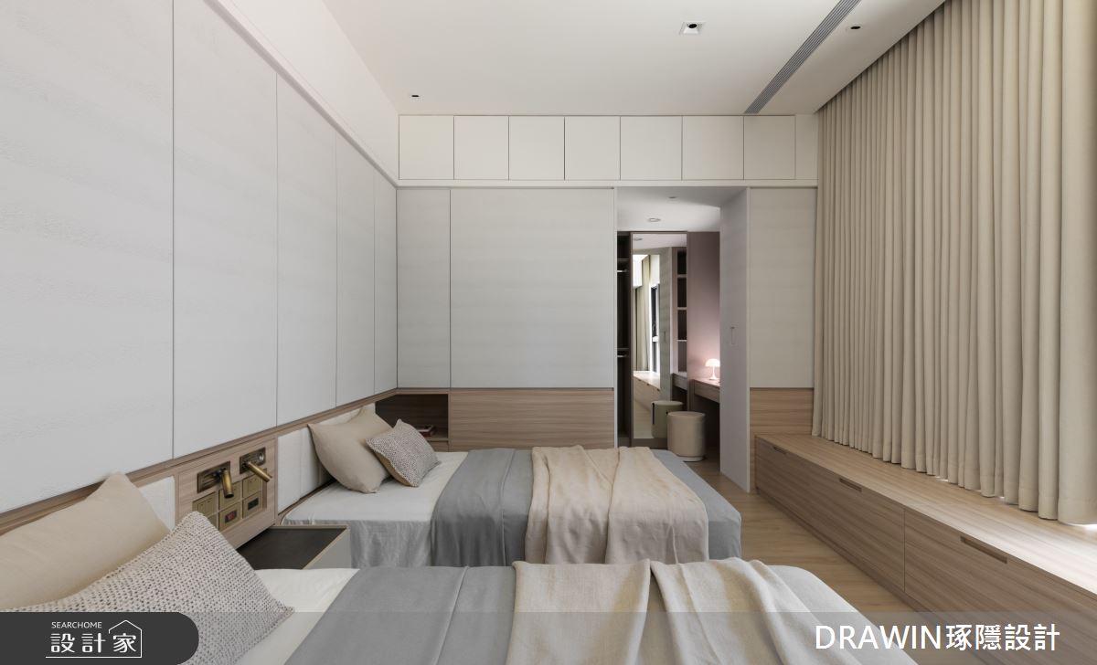 42坪新成屋(5年以下)＿現代風更衣間客房案例圖片＿琢隱設計DRAWIN DESIGN STUDIO＿琢隱_京王之26