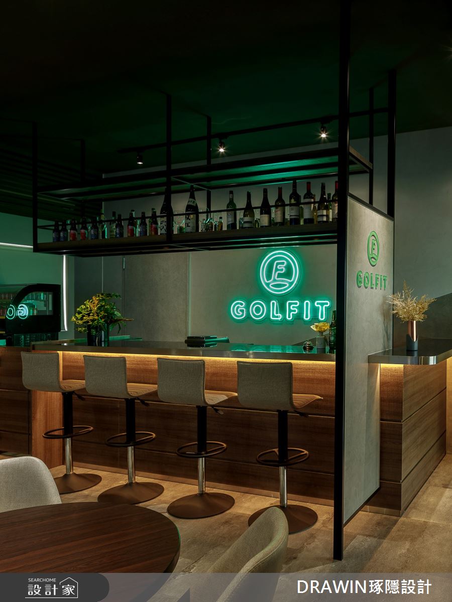 老屋(16~30年)＿混搭風商業空間案例圖片＿琢隱設計DRAWIN DESIGN STUDIO＿琢隱_Golfit 餐酒館之5