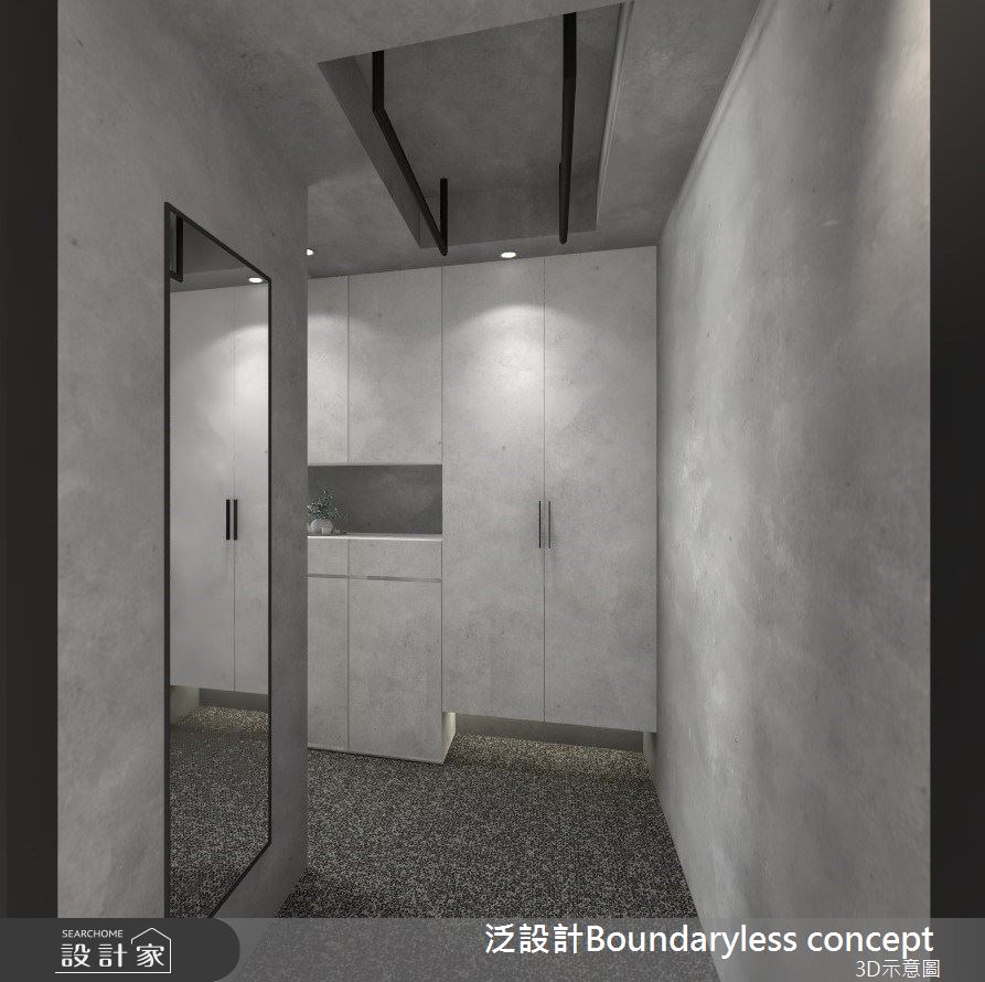 22坪新成屋(5年以下)＿現代簡約風玄關案例圖片＿泛設計Boundaryless concept＿泛設計_Spirits & Soul之1