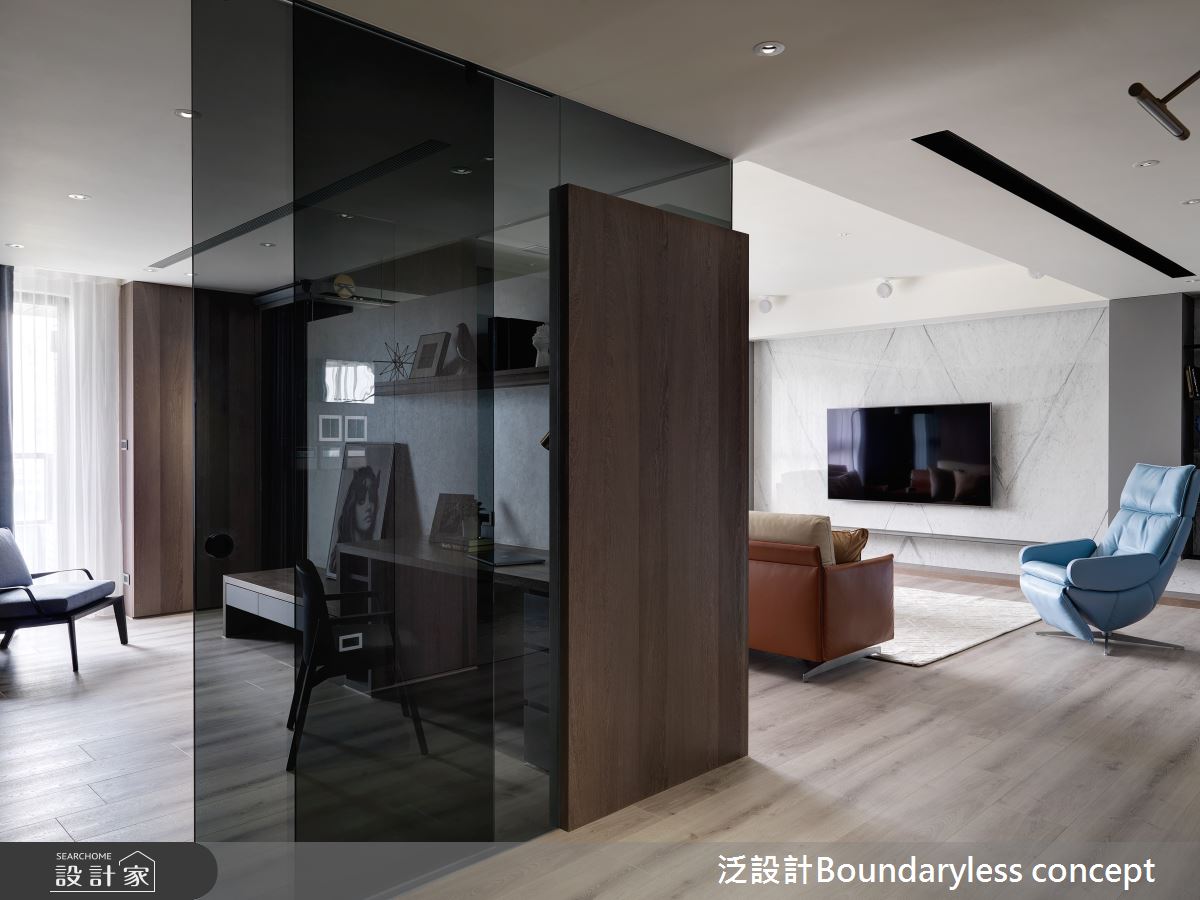 110坪新古屋(10年以下)＿現代風客廳書房客房案例圖片＿泛設計Boundaryless concept＿泛設計_收藏者之家之7