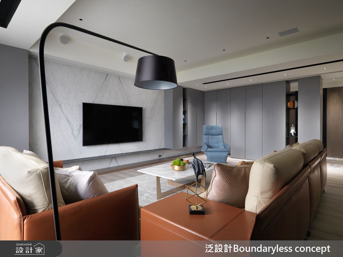 110坪新古屋(10年以下)＿現代風客廳案例圖片＿泛設計Boundaryless concept＿泛設計_收藏者之家之5
