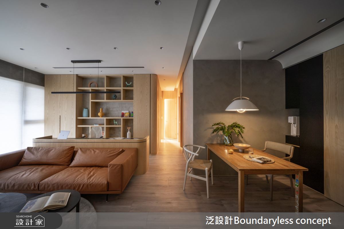 45坪新成屋(5年以下)＿北歐風客廳餐廳書房案例圖片＿泛設計Boundaryless concept＿泛設計_樂之5