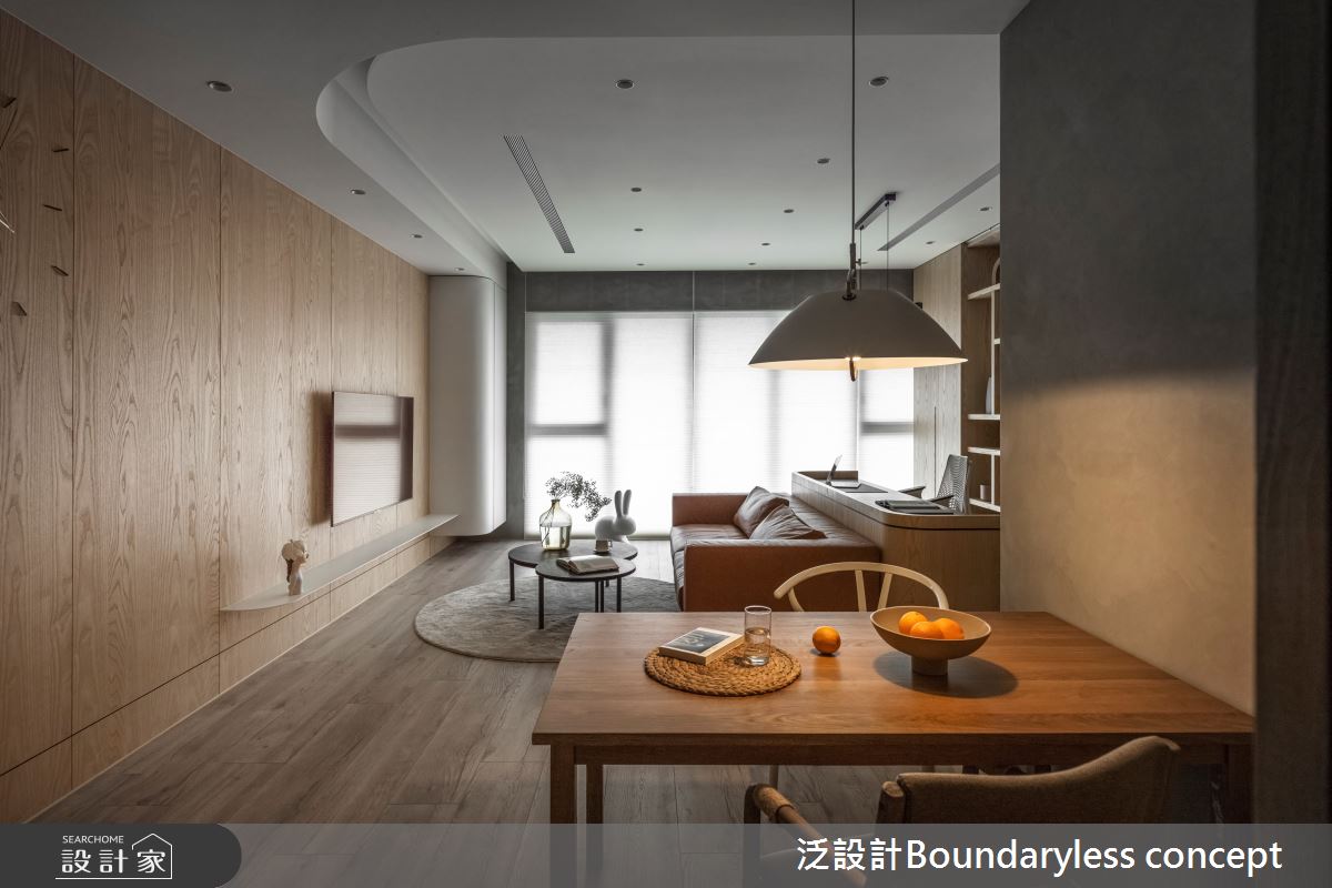 45坪新成屋(5年以下)＿北歐風客廳餐廳書房案例圖片＿泛設計Boundaryless concept＿泛設計_樂之7