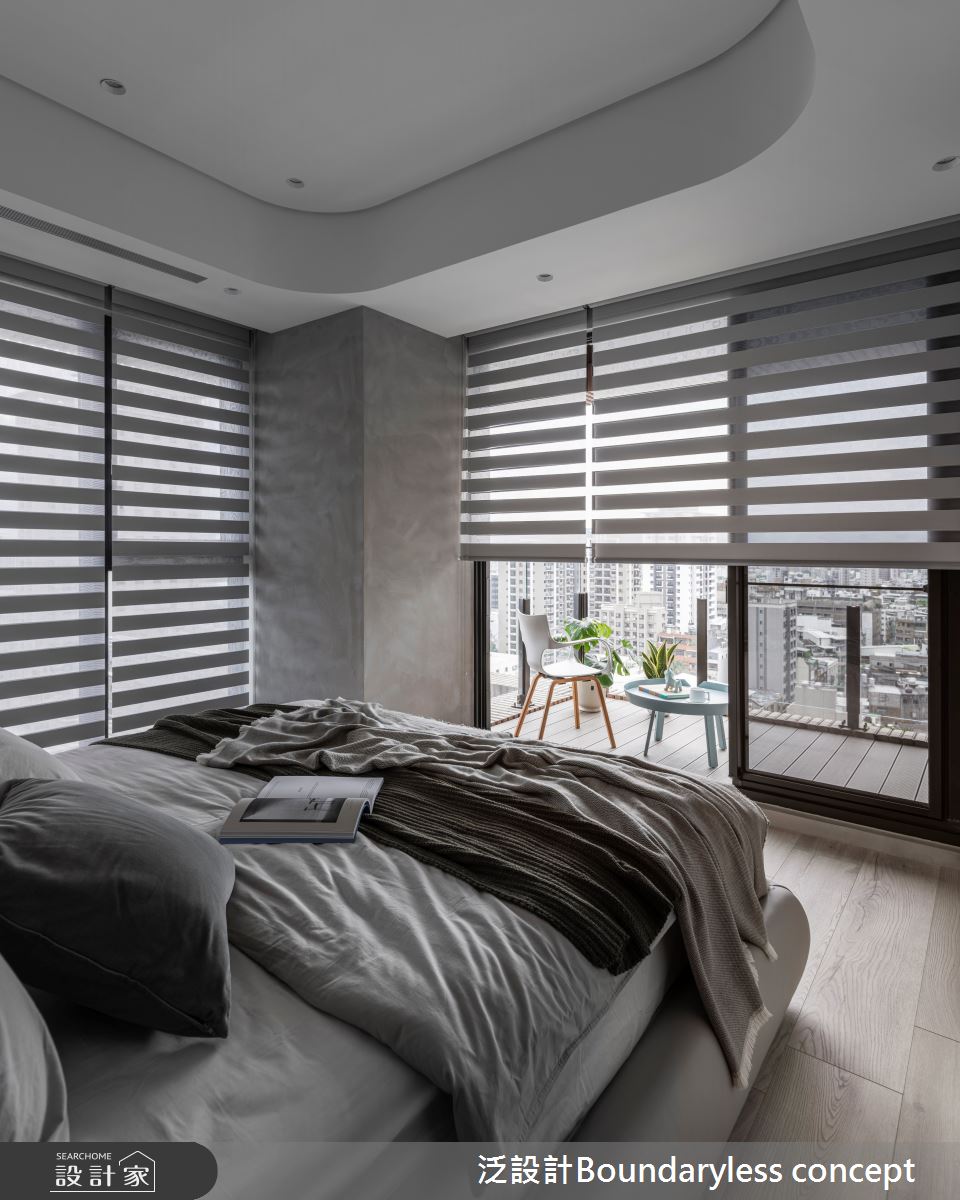45坪新成屋(5年以下)＿北歐風臥室陽台案例圖片＿泛設計Boundaryless concept＿泛設計_樂之18