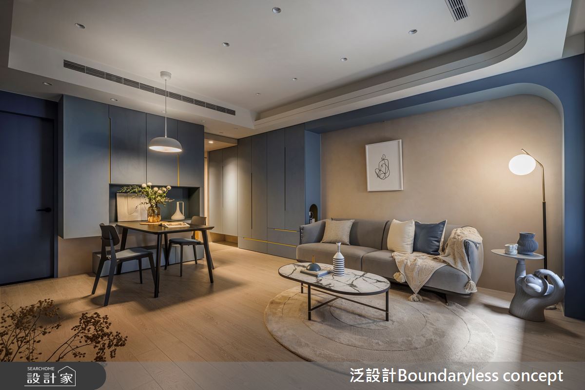 25坪中古屋(5~15年)＿現代風客廳餐廳案例圖片＿泛設計Boundaryless concept＿泛設計_悅之10