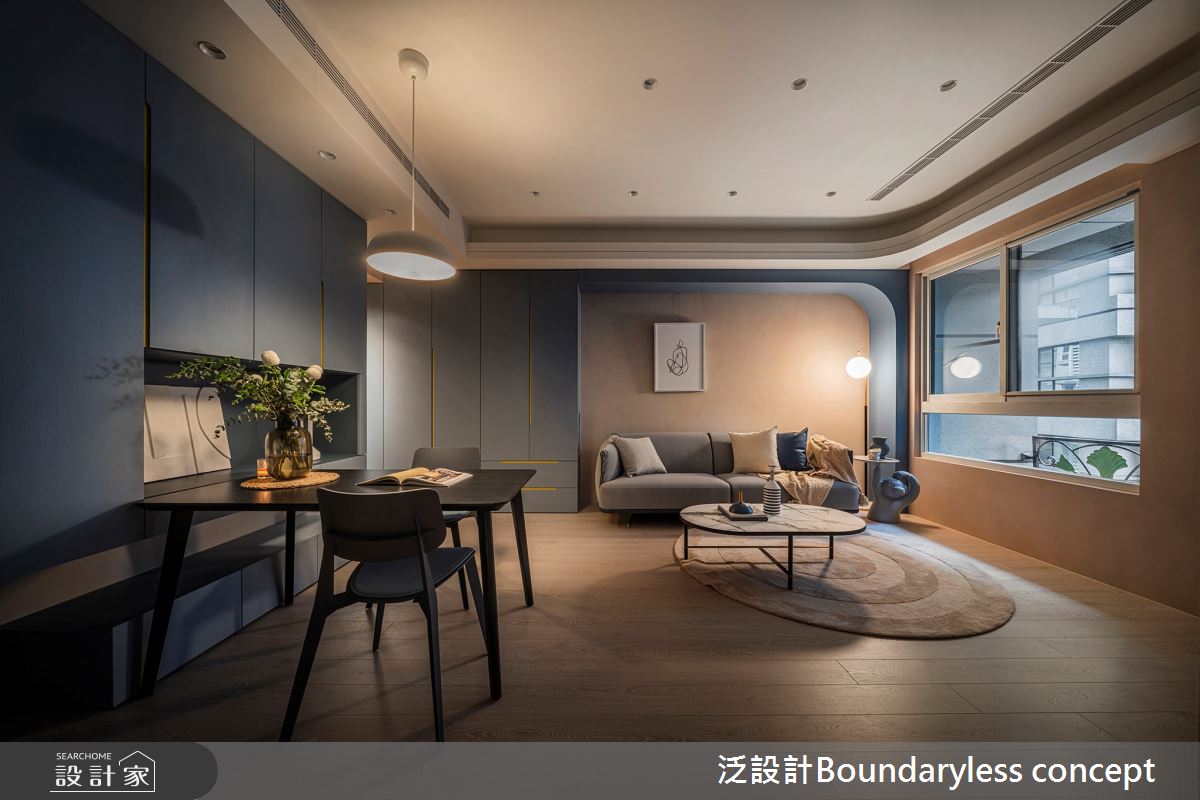 25坪中古屋(5~15年)＿現代風客廳餐廳案例圖片＿泛設計Boundaryless concept＿泛設計_悅之12