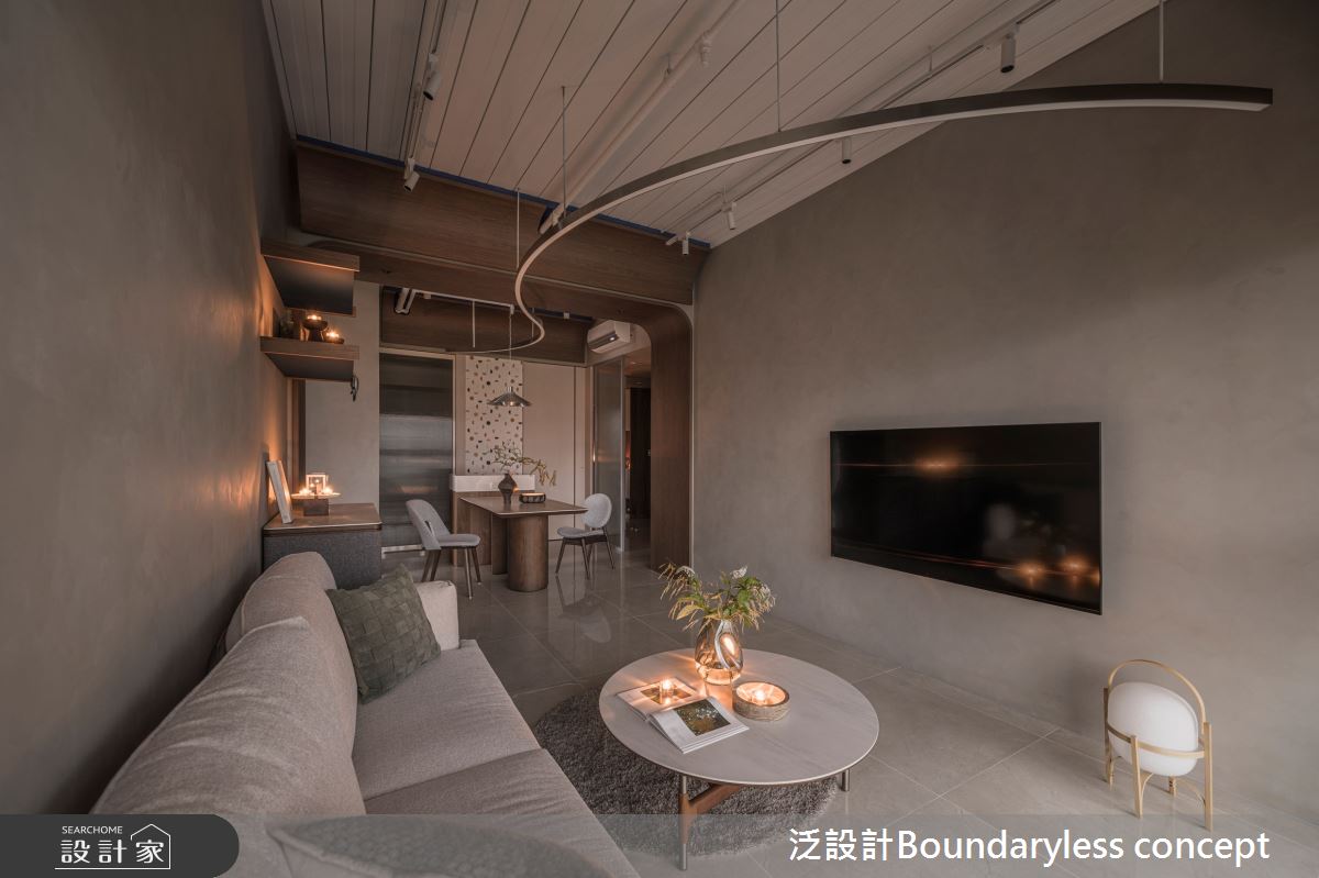 30坪新成屋(5年以下)＿工業風客廳餐廳案例圖片＿泛設計Boundaryless concept＿泛設計_流．形之18