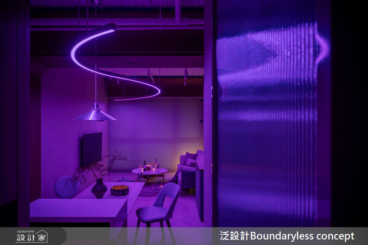 30坪新成屋(5年以下)＿工業風客廳餐廳中島案例圖片＿泛設計Boundaryless concept＿泛設計_流．形之27
