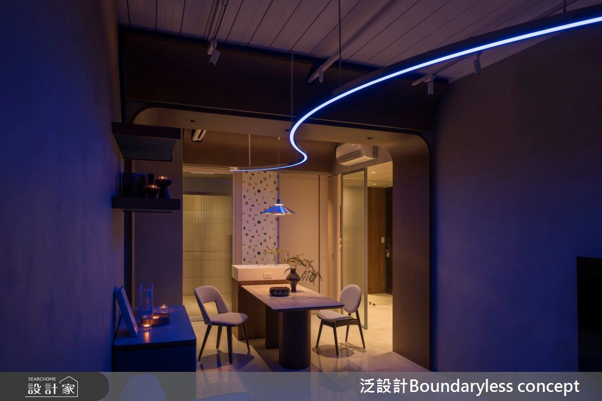 30坪新成屋(5年以下)＿工業風餐廳案例圖片＿泛設計Boundaryless concept＿泛設計_流．形之30