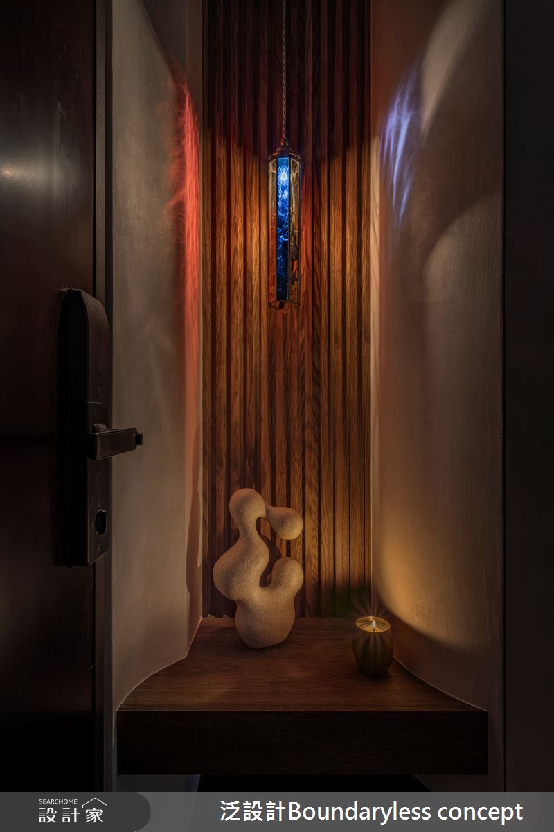 25坪預售屋＿侘寂風玄關案例圖片＿泛設計Boundaryless concept＿泛設計_謐．境之2368