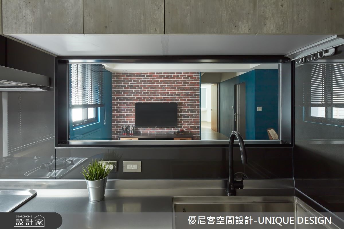 30坪老屋(16~30年)＿工業風廚房案例圖片＿優尼客空間設計-UNIQUE DESIGN＿優尼客_17之12