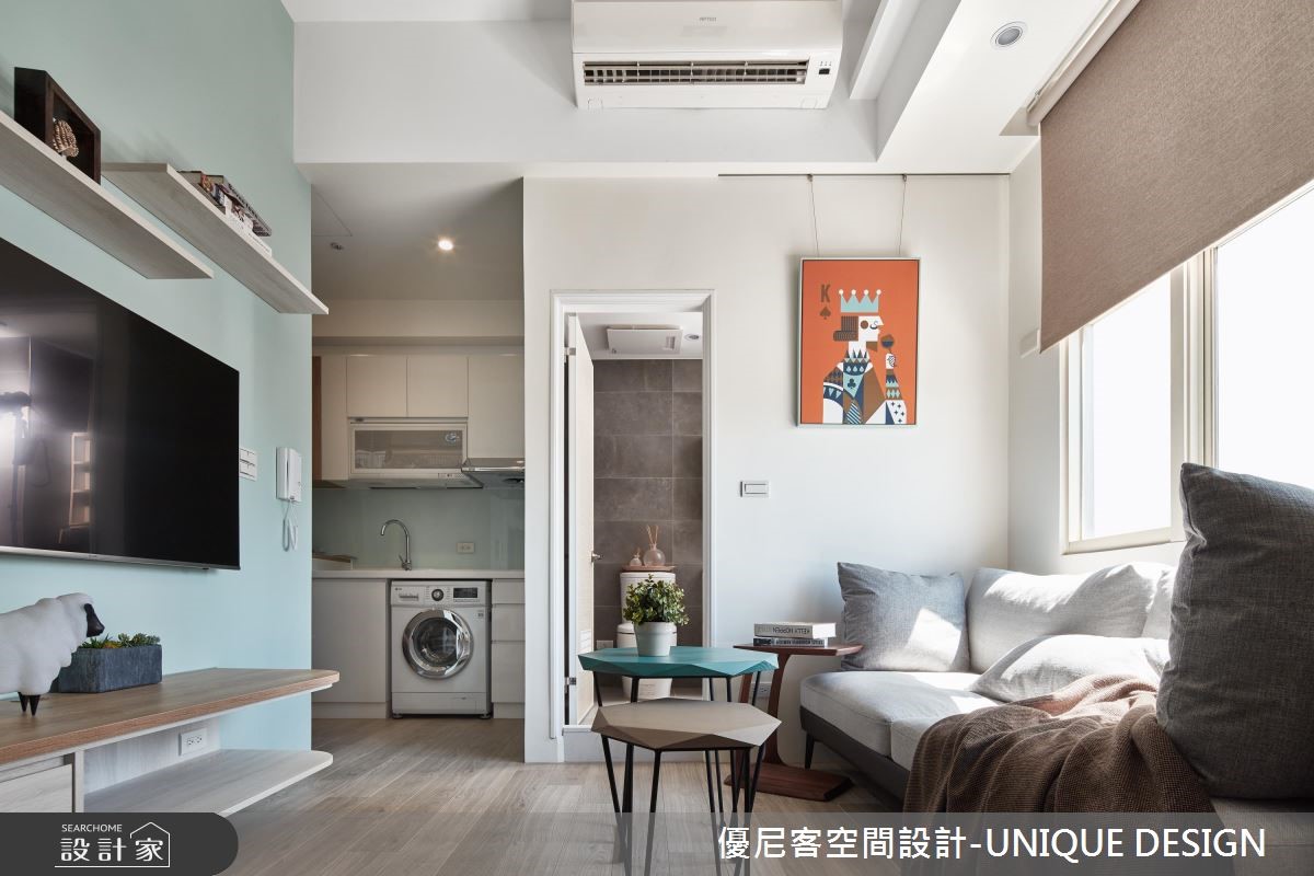 12坪中古屋(5~15年)＿北歐風客廳案例圖片＿優尼客空間設計-UNIQUE DESIGN＿優尼客_18之3