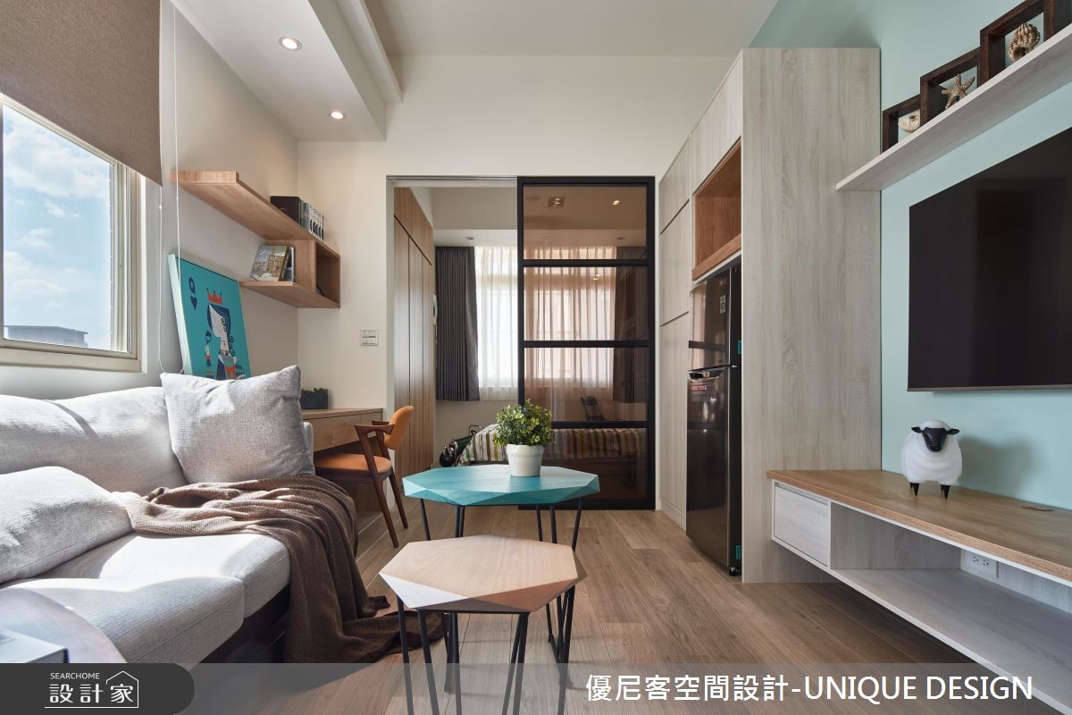12坪中古屋(5~15年)＿北歐風客廳案例圖片＿優尼客空間設計-UNIQUE DESIGN＿優尼客_18之7