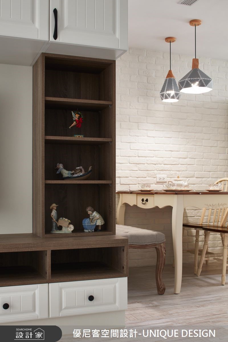 20坪中古屋(5~15年)＿鄉村風客廳餐廳案例圖片＿優尼客空間設計-UNIQUE DESIGN＿優尼客_21之6