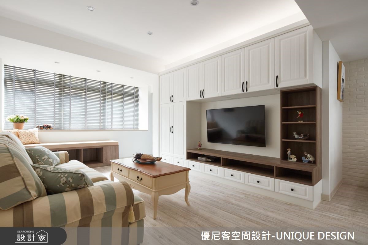 20坪中古屋(5~15年)＿鄉村風客廳案例圖片＿優尼客空間設計-UNIQUE DESIGN＿優尼客_21之2
