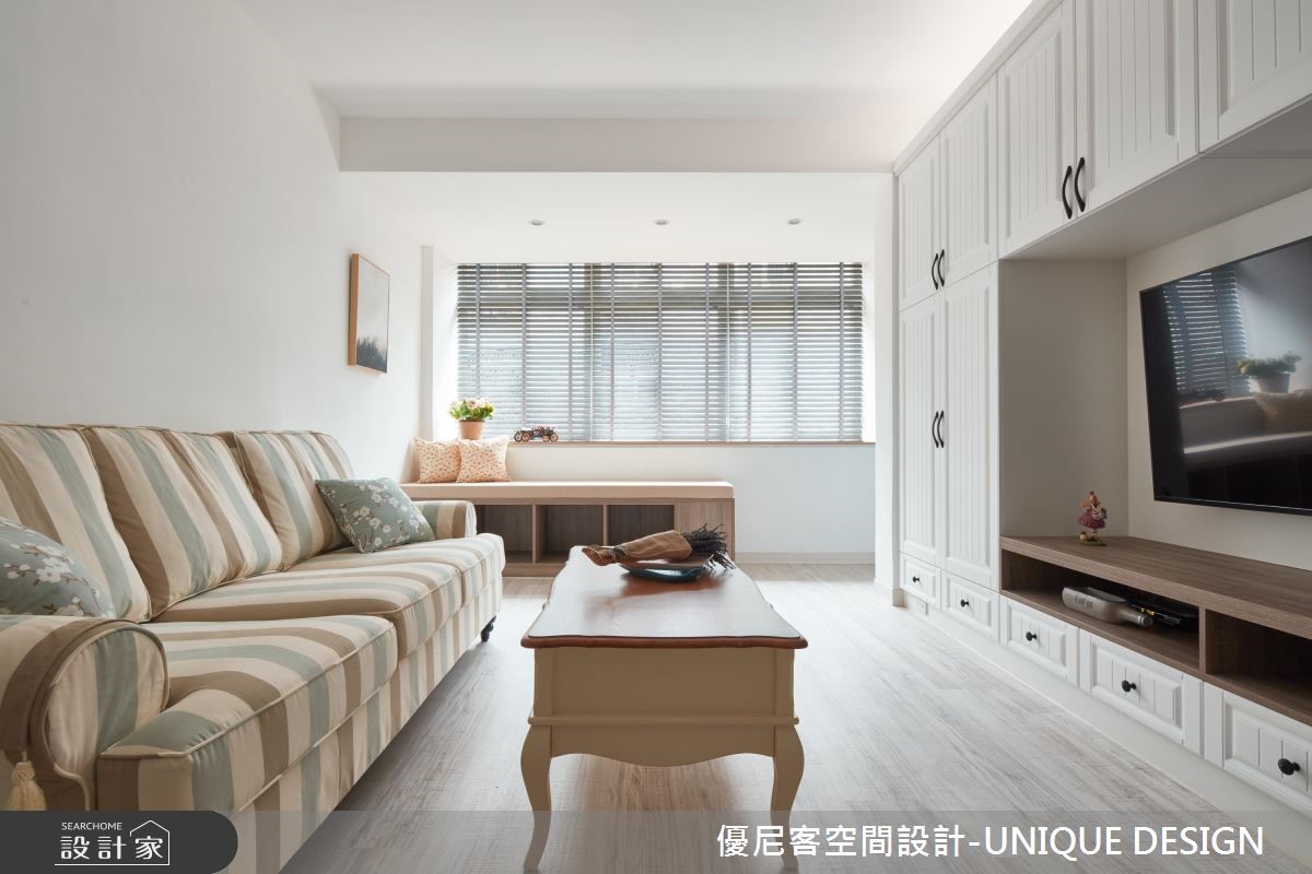 20坪中古屋(5~15年)＿鄉村風客廳案例圖片＿優尼客空間設計-UNIQUE DESIGN＿優尼客_21之1