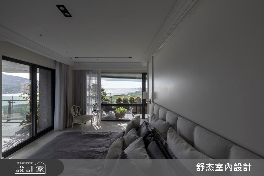 141坪新成屋(5年以下)＿美式風臥室案例圖片＿舒杰室內裝修設計有限公司＿舒杰_大隱水岸．百坪河岸宅之19