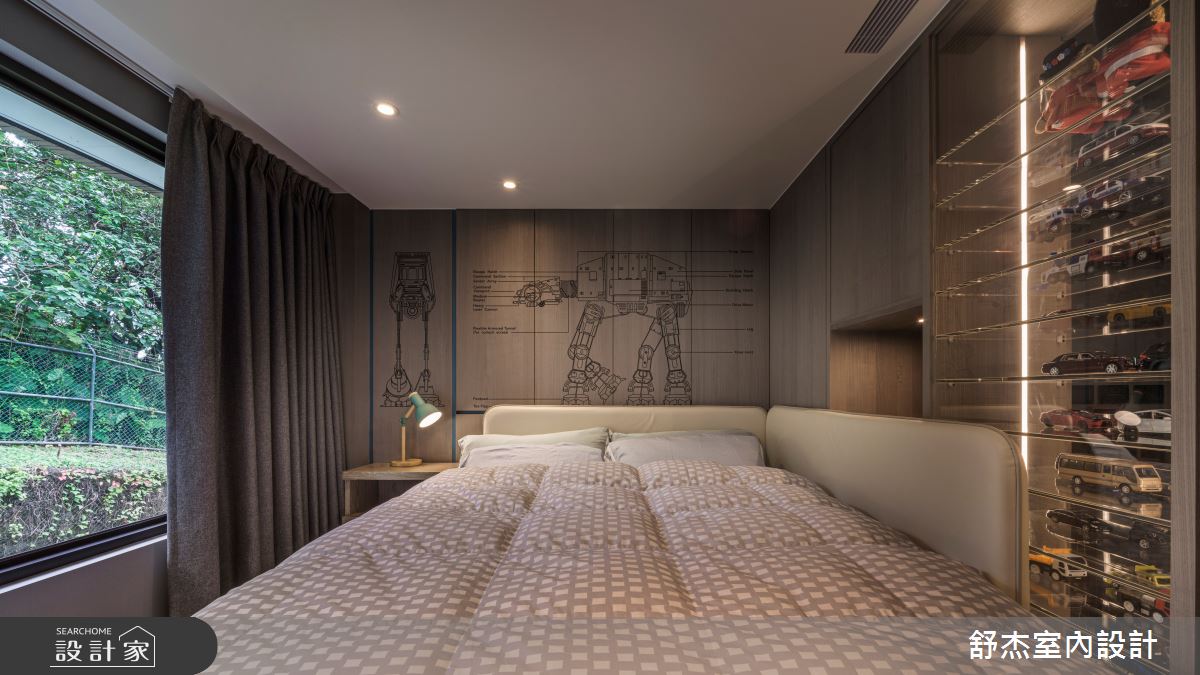 110坪中古屋(5~15年)＿現代風臥室案例圖片＿舒杰室內裝修設計有限公司＿舒杰_山徑日和之14