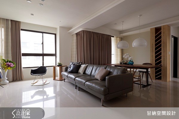 38坪新成屋(5年以下)＿現代風客廳案例圖片＿甘納空間設計＿甘納_01之1