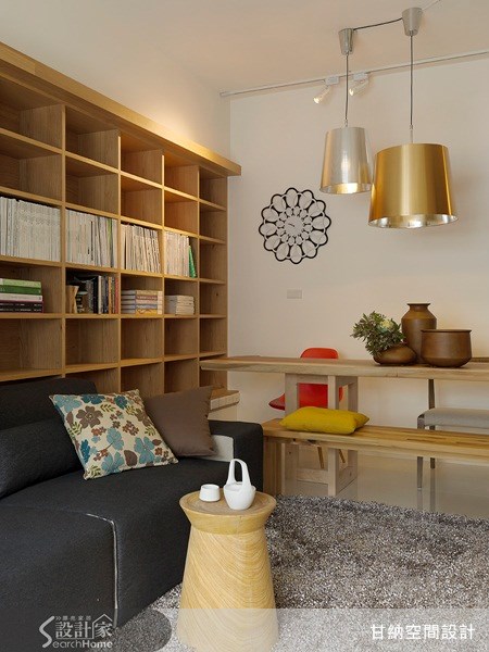 16坪新成屋(5年以下)＿混搭風客廳案例圖片＿甘納空間設計＿甘納_03之9
