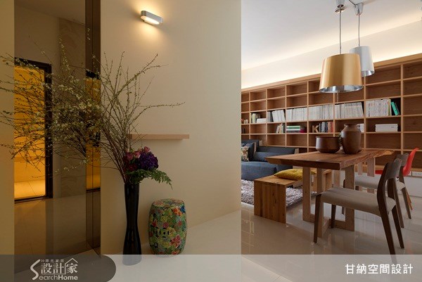 16坪新成屋(5年以下)＿混搭風玄關案例圖片＿甘納空間設計＿甘納_03之1